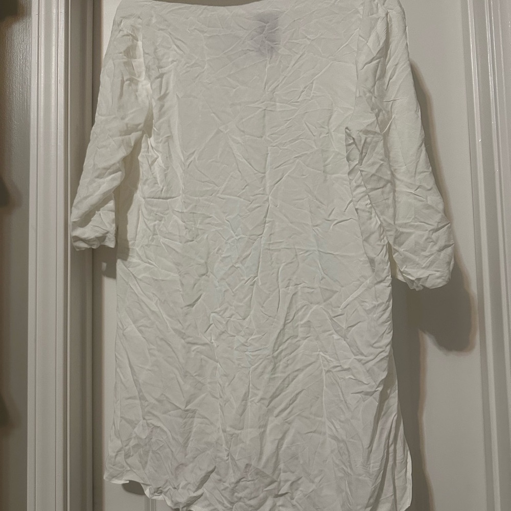 White Women's Swim Coverup - Picture 4 of 4